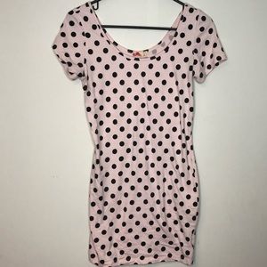Pink Polka Dot Long Top